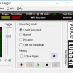 Capture and manage audio recordings on Windows with the Paraben Consumer PBN-VL4W Voice Logger. AI compatibility for advanced analysis and data management Interface.