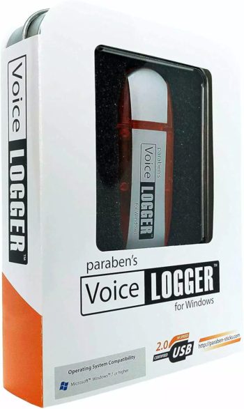 Capture and manage audio recordings on Windows with the Paraben Consumer PBN-VL4W Voice Logger. AI compatibility for advanced analysis and data management Package.