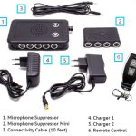 Protect sensitive discussions with the MSK a powerful device that neutralizes microphones and audio transmitters with ultrasonic waves and white noise. Ideal for corporate, government, legal, and media settings. Portable and discreet, with remote operation Accessories.
