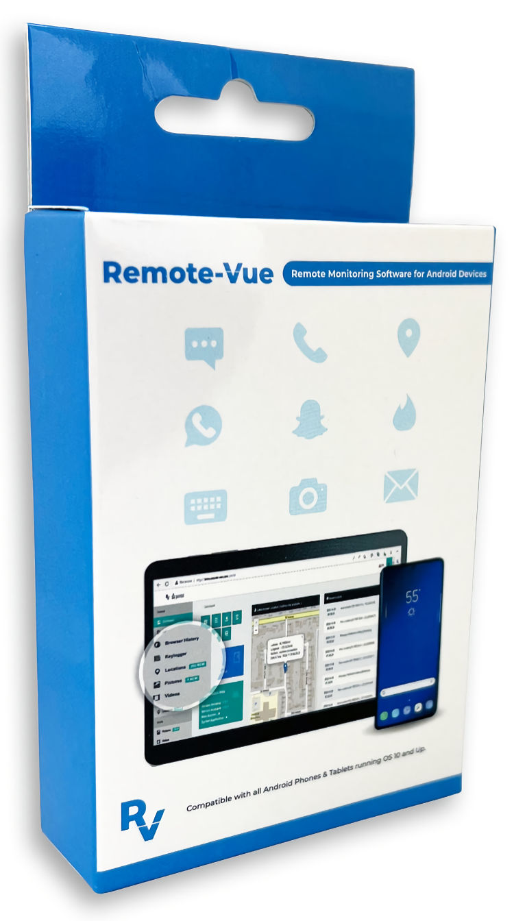 Take control of your child's phone usage with Remote Vue Android monitoring software. Keep track of GPS location, keystrokes, internet history, and more. Compatible with Android 10+ Retail Box. #ParentalControl