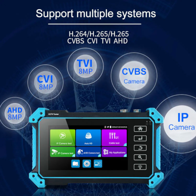Efficiently install and maintain surveillance systems with the LD-M9500 CCTV camera tester. Supports multiple formats and high-resolution Supported Test Technologies.