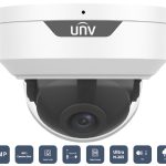 Upgrade your security with the Uniview IPC322LB-AF28WK-G 2MP Wi-Fi Fixed Dome IP Network Camera. Vandal-resistant, with built-in Wi-Fi and microphone, this camera offers high-quality surveillance day and night. Perfect for discreet installations, it's also NDAA compliant and can be easily integrated into existing systems. With a wide field of view and advanced features like infrared intensity adjustment, this camera is a smart choice for any indoor or outdoor setting. Get yours now and enjoy peace of mind.