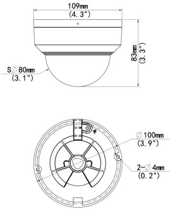 Upgrade your security with the Uniview IPC322LB-AF28WK-G 2MP Wi-Fi Fixed Dome IP Network Camera. Vandal-resistant, with built-in Wi-Fi and microphone, this camera offers high-quality surveillance day and night. Perfect for discreet installations, it's also NDAA compliant and can be easily integrated into existing systems. With a wide field of view and advanced features like infrared intensity adjustment, this camera is a smart choice for any indoor or outdoor setting dimensions. Get yours now and enjoy peace of mind.