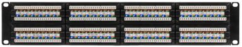 Upgrade your network with Collsam's CN-KD-PP6-06 Wall-Mount 19IN CAT6 Patch Panel. With 48 ports and a 2U form factor, it's perfect for organized and flexible cable management. Supports speeds up to 1 Gigabit Ethernet Back. #networking #cablemanagement