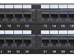 Upgrade your network with Collsam's CN-KD-PP6-06 Wall-Mount 19IN CAT6 Patch Panel. With 48 ports and a 2U form factor, it's perfect for organized and flexible cable management. Supports speeds up to 1 Gigabit Ethernet Front. #networking #cablemanagement