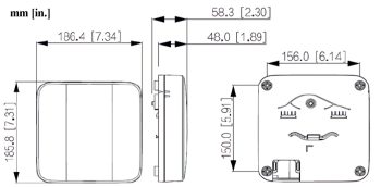 Upgrade your access control system with the Luminys C-2PA, a powerful 2-door controller with a built-in web server, 14 sub controllers, and support for 1000 users and 5000 Bluetooth cards. Never lose data with its 12VDC and PoE power options Dimensions.