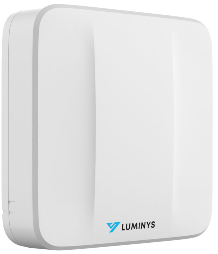 Upgrade your access control system with the Luminys C-2PA, a powerful 2-door controller with a built-in web server, 14 sub controllers, and support for 1000 users and 5000 Bluetooth cards. Never lose data with its 12VDC and PoE power options Left View.