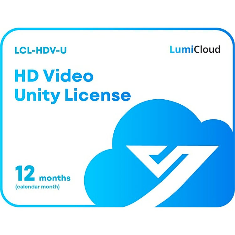 Boost your security monitoring with a Luminys LCL-HDV-U subscription license. AI-based events, 30-day cloud storage, and real-time monitoring are included.