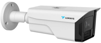 Luminys N5B-4CA2, an NDAA-compliant 4MP outdoor bullet camera. Capture full-color footage day or night with AI features and long-distance PoE transmission. Durable and weather-resistant for reliable surveillance.