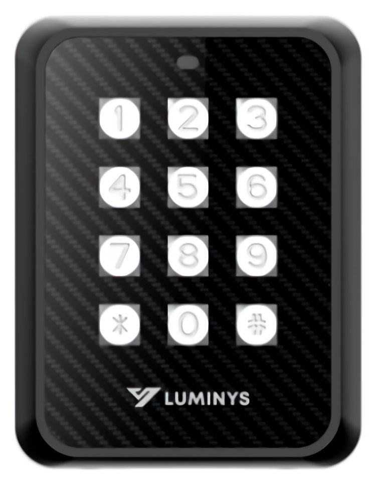 Upgrade your security system with the Luminys R-MPA All-Metal Keypad. Featuring Mifare card reading, tamper alarm, and multiple communication protocols.