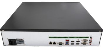 128 Channel NVR, AcuSense, Analytics+, Face Detection, NDAA Compliant, Network Video Recorder NVR, Perimeter Protection, Seagate, Smart Motion Detection (SMD), Two-Way Audio, Vehicle License Plate Comparison, WizMind Back View