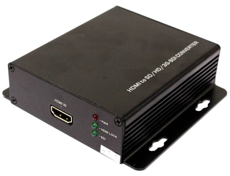 Collsam Security XA-HDMI-SDI01 converts HDMI to SD/HD/3G-SDI for broadcast, CCTV, and long-distance video workflows.