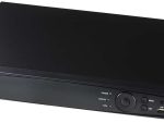 Eyemax TVST-AR324-16, a 16-channel Pentabrid DVR that supports multiple video signals and offers advanced features like H.265+ encoding, VCA events, and PTZ control. Enjoy high-quality recordings and long-distance transmission with this versatile system, Side View.