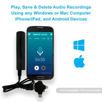 Get the ultimate covert recording tool with the PBN-Tec K-BANK Long Life Covert Audio Recorder. With up to 150 days of standby time and 576 hours of recording, it's perfect for discreetly capturing audio. Plus, its power bank disguise makes it even more inconspicuous. Order now and never miss a moment.