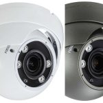 Eyemax TIB-B8432V, an 8-megapixel 4-in-1 outdoor camera with 4K video quality. Features include IR night vision and an IP66 rating for all-weather in gray or white colors.