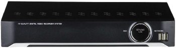 Upgrade your surveillance game with TVST-PVT3-08N5, an 8-channel Penta-brid system that records in 5MP resolution. With versatile camera support, customizable settings, and advanced features like motion detection and digital zoom, this system has you covered. Available in multiple languages for convenience. Front View.