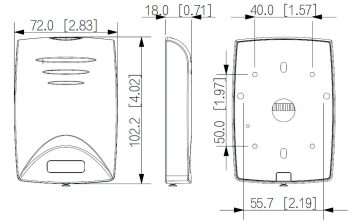 Upgrade your access control system with the Dahua DHI-ASR1100B-V1 waterproof RFID card reader. Designed for outdoor use, it supports MIFARE cards and offers seamless integration for enhanced security Dimensions. #DahuaTechnology #AccessControl