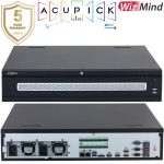 Dahua N98A7N 8K NVR from the WIZMIND Series. Built-in deep learning modules and advanced analytics for efficient surveillance. Supports up to 32MP recording and 8K playback. Customizable with 8 SATA ports and RAID support. Multiple ports for easy connectivity. Hot-swappable HDD design for convenience.