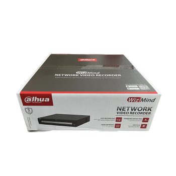 Dahua N98A7N 8K NVR from the WIZMIND Series. Built-in deep learning modules and advanced analytics for efficient surveillance. Supports up to 32MP recording and 8K playback. Customizable with 8 SATA ports and RAID support. Multiple ports for easy connectivity. Hot-swappable HDD design for convenience Packaged.