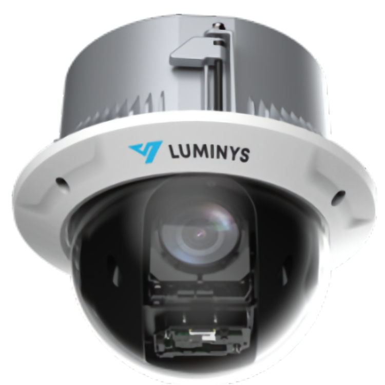 Upgrade your indoor surveillance with Luminys P5C-4SA32, a 4MP PTZ IP camera featuring LumiSearch+, LumiTracking, and LumiAnalytics technology for rapid target identification and advanced AI capabilities. With 32x optical zoom and IK10 vandal-resistant protection, this professional-grade camera is perfect for retail stores, offices, and other indoor facilities. Plus, it's NDAA compliant and offers multiple video compression options for efficient storage. Power it via 24 VDC or PoE+ for added convenience. Get the ultimate solution for long-distance video security with Luminys P5C-4SA32.