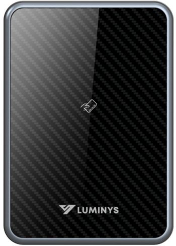 Enhance your security and access control systems with the Luminys RD1CW Waterproof Access Reader. Designed for MIFARE (IC) cards, it offers robust features and IP66 protection for indoor and outdoor use. Versatile with RS-485 and Wiegand protocols, plus an anti-tampering alarm for added security. Easy surface-mount installation Front View.