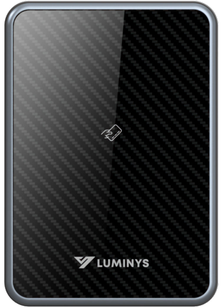 Enhance your security and access control systems with the Luminys RD1CW Waterproof Access Reader. Designed for MIFARE (IC) cards, it offers robust features and IP66 protection for indoor and outdoor use. Versatile with RS-485 and Wiegand protocols, plus an anti-tampering alarm for added security. Easy surface-mount installation Front View.