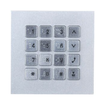 Enhance your security with the Eyemax DA-EAM42-2K-S Keypad Module. Easily enter access codes or dial within the intercom system. A must-have for the DA-EAM42 series. Choose from surface or flush mount options for a seamless outdoor station setup.