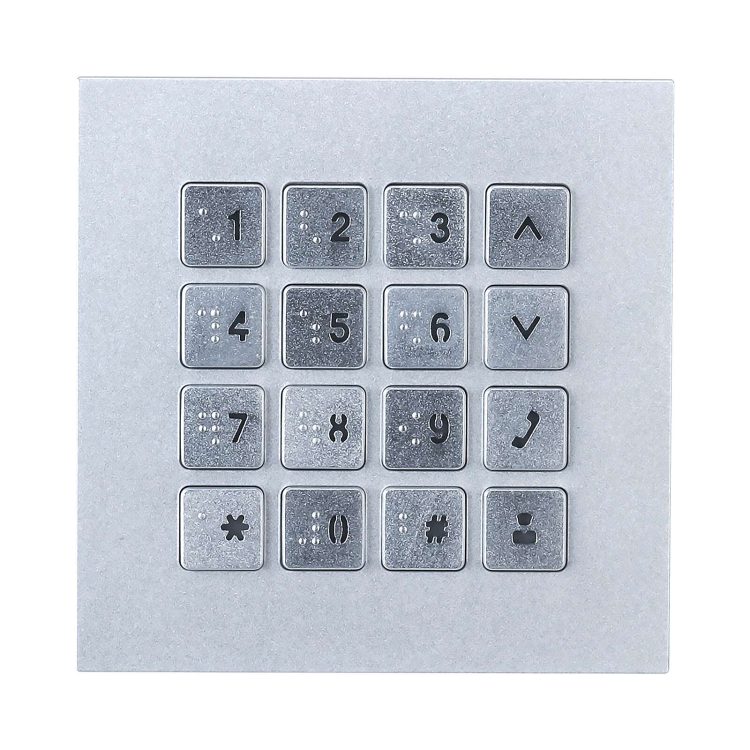 Enhance your security with the Eyemax DA-EAM42-2K-S Keypad Module. Easily enter access codes or dial within the intercom system. A must-have for the DA-EAM42 series. Choose from surface or flush mount options for a seamless outdoor station setup.