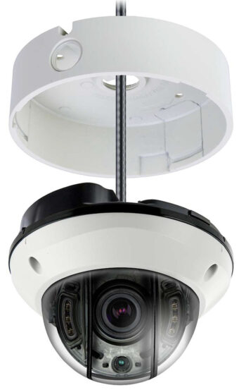 Upgrade your surveillance game with the Eyemax Storm® UVI-M2564V dome camera. Vandal-resistant, waterproof, and equipped with advanced technology for clear HD images in any condition. Choose from EX-SDI or HD-SDI output and control settings remotely. Perfect for both indoor and outdoor use. Order now in ivory or white!