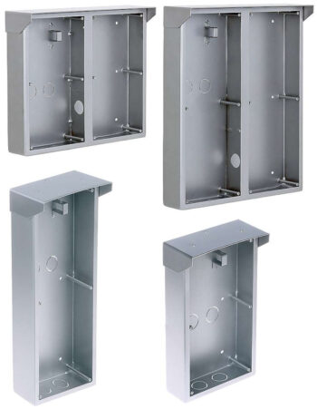Securely mount your 42 Series video intercom and access control systems with the Eyemax DA-EAM42-SH00-S surface mount housing. Available in various sizes for easy installation. IP65 and IK07 rated for durability.