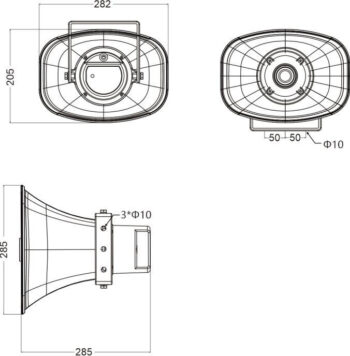 Upgrade your security and public address systems with the Uniview IPS302030-S outdoor IP horn speaker. With 30W power, two-way audio, and PoE support, it's perfect for long-distance coverage and real-time communication. Plus, its rugged design and broad compatibility make it a top choice for any surveillance or VoIP setup. Order now for simplified installation and proactive deterrence in any environment.