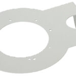 Securely mount your indoor dome cameras with the Digital Watchdog DWC-D1WMW steel bracket. Its white finish blends in seamlessly for discreet surveillance.