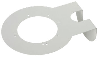 Securely mount your indoor dome cameras with the Digital Watchdog DWC-D1WMW steel bracket. Its white finish blends in seamlessly for discreet surveillance.