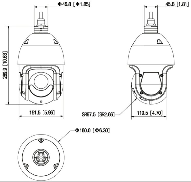 Upgrade your security with Eyemax NPT-IR-E4225-S1S, a 4MP PTZ IP camera featuring WIZSENSE AI, 25x optical zoom, and Starlight technology for superior low-light performance. With active deterrence, red and blue warning lights, and a siren, this camera actively deters intruders. It also includes advanced IVS and smart motion detection for accurate alerts. Suitable for outdoor use, it supports PoE+ or 12VDC power and has two-way audio capabilities. Protect your property with Eyemax NPT-IR-E4225-S1S.