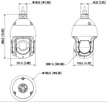 Upgrade your security with Eyemax NPT-IR-E8225-S1S 8MP PTZ Network Camera. AI-powered monitoring, 25x zoom, and weather protection for professional use. Shop now!