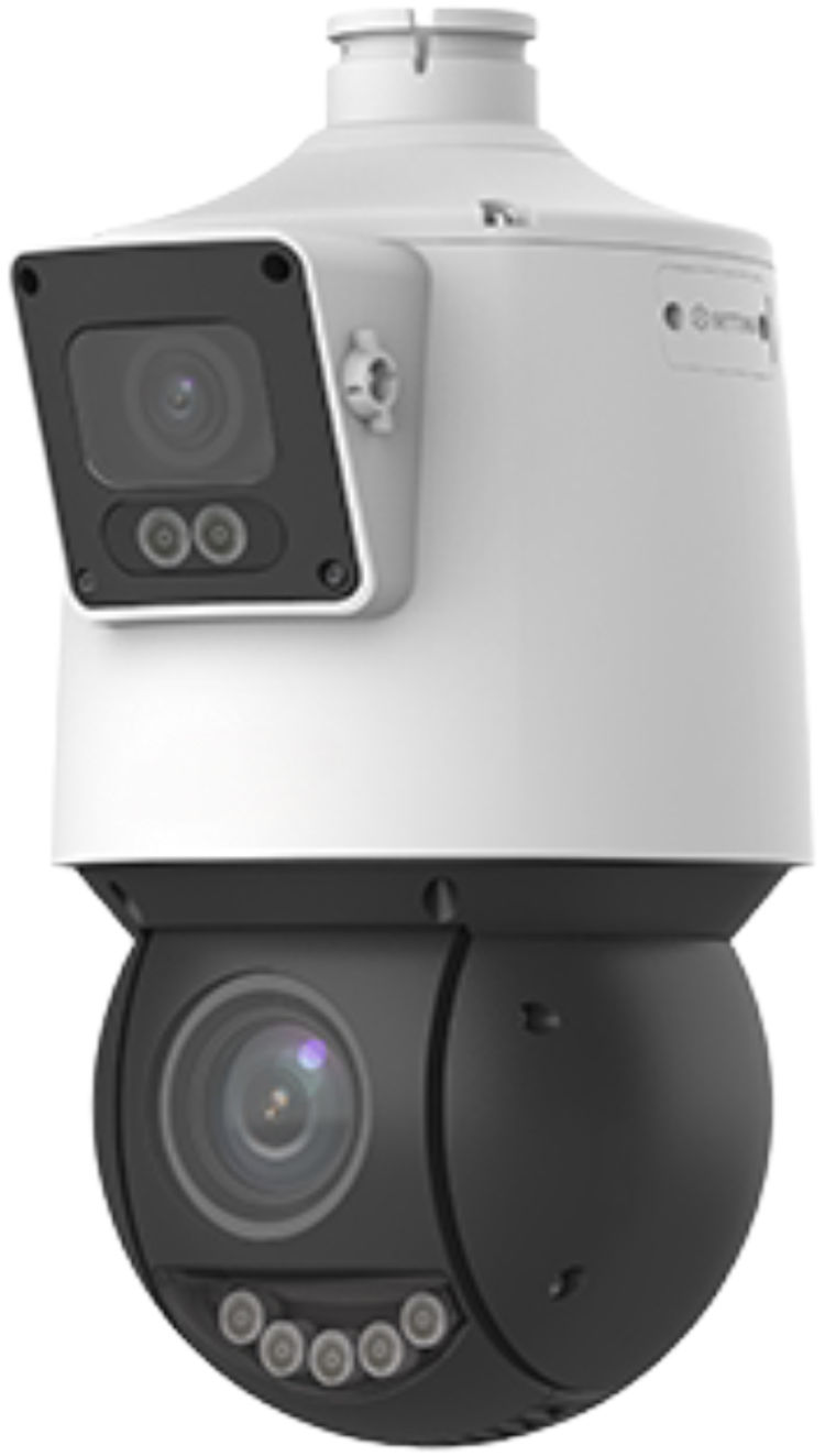 Upgrade your surveillance game with Eyemax NPT-R42AD-SW25, an AI 4MP dual-lens IP PTZ camera. Featuring advanced auto-tracking and 25x optical zoom, this camera delivers crystal clear images day and night. With intelligent perimeter protection and local edge storage, it is perfect for outdoor use. Get yours now!
