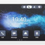Upgrade your smart home or MDU with the Akuvox S562 series of 7-inch SIP indoor monitors. Enjoy HD video and two-way audio communication with door intercoms and security cameras. Powered by Linux and available in a sleek design. Get yours now!