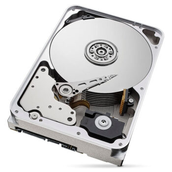 Seagate SkyHawk AI 12 TB hard drive. Designed for 24/7 use, it supports up to 64 HD cameras and 32 AI analytics streams with zero dropped frames. With a 7200 RPM spindle speed and 256 MB cache, it offers reliable performance and a 3-year data recovery plan for added peace of mind.