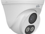 Upgrade your surveillance with the Uniview UAC-T145-AF28LM-DL 5MP ColorHunter turret analog camera. Enjoy flexible night vision and compatibility with major analog formats. With 5MP high-resolution imaging and Smart Dual Light Technology, capture clear video and full-color forensic details up to 131 feet (39.93 m). The 2.8 mm fixed lens provides a wide angle of view, while the built-in microphone allows for high-quality audio transmission. Plus, with an IP67 rating, this camera is built to withstand any weather conditions. Shop now and enhance your security system!
