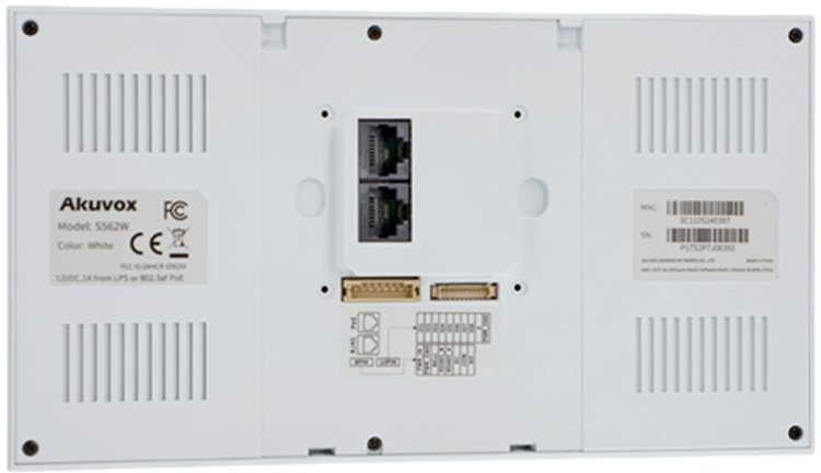 Upgrade your smart home or MDU with the Akuvox S562 series of 7-inch SIP indoor monitors. Enjoy HD video and two-way audio communication with door intercoms and security cameras. Powered by Linux and available in a sleek design. Get yours now!
