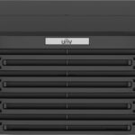 Upgrade your video surveillance storage with the Uniview DEU1016-B, a high-performance 16-bay Mini SAS disk enclosure. With a massive 256 TB capacity and reliable features like sequential power and redundant power supplies, this 3U rack-mountable unit is a must-have for large-scale NVRs. Save energy with multi-stage fan speed control and ensure continuous uptime for your data. Get yours now!