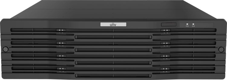 Upgrade your video surveillance storage with the Uniview DEU1016-B, a high-performance 16-bay Mini SAS disk enclosure. With a massive 256 TB capacity and reliable features like sequential power and redundant power supplies, this 3U rack-mountable unit is a must-have for large-scale NVRs. Save energy with multi-stage fan speed control and ensure continuous uptime for your data. Get yours now!