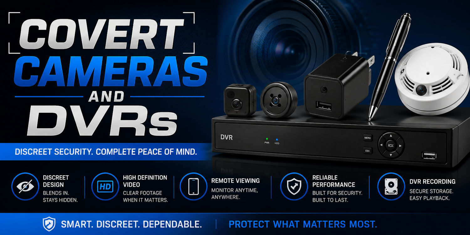 Covert Cameras and DVRs