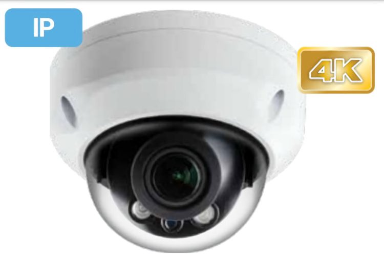 Upgrade your security with the Eyemax NIT-EM8152-W, a 4K Starlight Network Dome Camera with motorized varifocal lens and advanced features for high-definition surveillance. IP67 weatherproof and IK10 vandal-proof rated for indoor and outdoor use. #Eyemax #4K #SecurityCameras