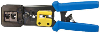 Platinum_Tools_100054C_EZ-RJPRO_HD_Crimp_Tool_Perfect_for_Industrial_Networking_Telecom_and_Security_Installations Upgrade your network and telecom cable terminations with the Platinum Tools 100054C EZ-RJPRO HD Crimp Tool. Perfect for industrial and professional setups, it effortlessly trims excess conductors and supports various pass-through connectors. With durable design and precise wiring guides, it's the ultimate tool for high-performance installations. Get yours today!