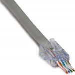 Upgrade your network with ease using the Platinum Tools 202048J 100-piece jar of ezEX48 ezEX-RJ45 Pass-Through Connectors. Designed for Cat6A and large Cat6 cables, these connectors offer superior performance and durability for 10 Gigabit Ethernet speeds and PoE applications. Verify the color sequence before crimping with the one-piece design and reduce crosstalk with the integrated spacing matrix. Compatible with the Platinum Tools EXO Crimp Frame and EXO-EX Die for easy termination. Order now for reliable and efficient network connections!
