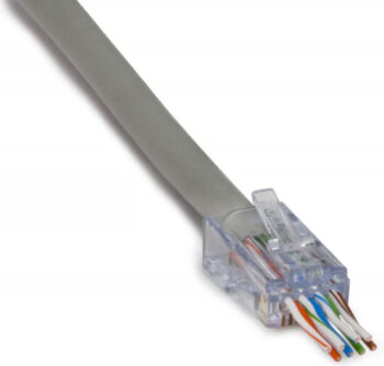 Upgrade your network with ease using the Platinum Tools 202048J 100-piece jar of ezEX48 ezEX-RJ45 Pass-Through Connectors. Designed for Cat6A and large Cat6 cables, these connectors offer superior performance and durability for 10 Gigabit Ethernet speeds and PoE applications. Verify the color sequence before crimping with the one-piece design and reduce crosstalk with the integrated spacing matrix. Compatible with the Platinum Tools EXO Crimp Frame and EXO-EX Die for easy termination. Order now for reliable and efficient network connections!