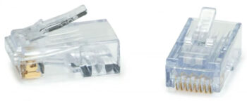 Upgrade your network with ease using the Platinum Tools 202048J 100-piece jar of ezEX48 ezEX-RJ45 Pass-Through Connectors. Designed for Cat6A and large Cat6 cables, these connectors offer superior performance and durability for 10 Gigabit Ethernet speeds and PoE applications. Verify the color sequence before crimping with the one-piece design and reduce crosstalk with the integrated spacing matrix. Compatible with the Platinum Tools EXO Crimp Frame and EXO-EX Die for easy termination. Order now for reliable and efficient network connections!