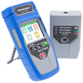 Ensure network performance with the Platinum Tools TNC950AR Net Chaser. Test, troubleshoot, and certify Ethernet speeds up to 1 Gb/s with BERT, TDR, and active capabilities. Perfect for professionals. #EthernetSpeedCertifier #NetworkTester #PlatinumTools
