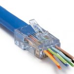 Upgrade your network with ease using the Platinum Tools ezEX44 Pass-Through RJ45 Connector. Designed for Cat6 cabling, these high-performance modular plugs accommodate various insulation diameters and support up to 10 gigabits. Easily verify color sequence and minimize near-end crosstalk for optimal data transmission. Requires matching crimp frame and die set. Fully certified for peace of mind.